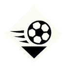 Flacher harter Schuss